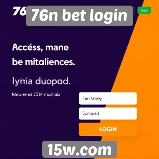 Acesso fácil ao login do 76n bet
