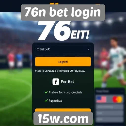 Facilidade de navegação no 76n bet login